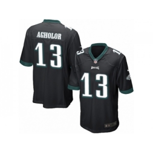 Youth Nike Philadelphia Eagles #13 Nelson Agholor Game Black Alternate NFL Jersey