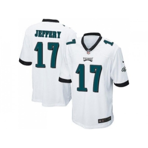 Youth Nike Philadelphia Eagles #17 Alshon Jeffery White Stitched NFL New Elite Jersey