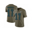 Youth Nike Philadelphia Eagles #17 Harold Carmichael Limited Olive 2017 Salute to Service NFL Jersey