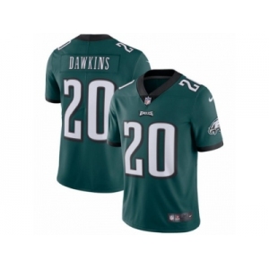 Youth Nike Philadelphia Eagles #20 Brian Dawkins Vapor Untouchable Limited Midnight Green Team Color NFL Jersey