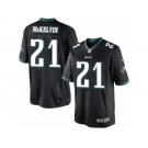 Youth Nike Philadelphia Eagles #21 Leodis McKelvin Limited Black Alternate NFL Jersey