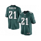 Youth Nike Philadelphia Eagles #21 Leodis McKelvin Limited Midnight Green Team Color NFL Jersey