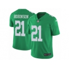Youth Nike Philadelphia Eagles #21 Patrick Robinson Limited Green Rush NFL Jersey