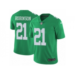 Youth Nike Philadelphia Eagles #21 Patrick Robinson Limited Green Rush NFL Jersey