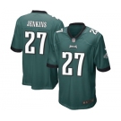 Youth Nike Philadelphia Eagles #27 Malcolm Jenkins Game Midnight Green Team Color NFL Jersey