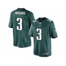 Youth Nike Philadelphia Eagles #3 Matt McGloin Limited Midnight Green Team Color NFL Jersey
