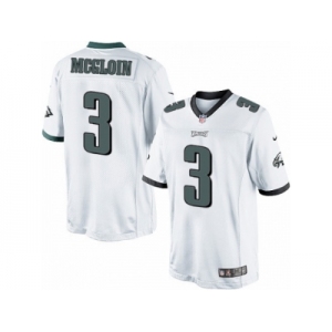 Youth Nike Philadelphia Eagles #3 Matt McGloin Limited White NFL Jersey