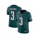 Youth Nike Philadelphia Eagles #3 Matt McGloin Vapor Untouchable Limited Midnight Green Team Color NFL Jersey