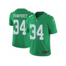 Youth Nike Philadelphia Eagles #34 Donnel Pumphrey Limited Green Rush NFL Jersey