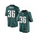 Youth Nike Philadelphia Eagles #36 Dwayne Gratz Limited Midnight Green Team Color NFL Jersey