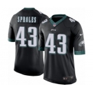 Youth Nike Philadelphia Eagles #43 Darren Sproles Black Alternate NFL Jersey