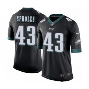 Youth Nike Philadelphia Eagles #43 Darren Sproles Black Alternate NFL Jersey