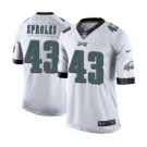 Youth Nike Philadelphia Eagles #43 Darren Sproles White NFL Jersey
