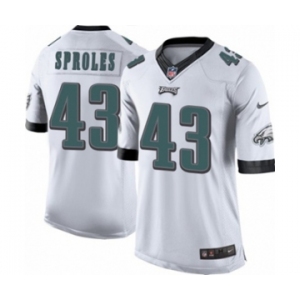 Youth Nike Philadelphia Eagles #43 Darren Sproles White NFL Jersey