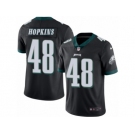 Youth Nike Philadelphia Eagles #48 Wes Hopkins Limited Black Rush NFL Jersey