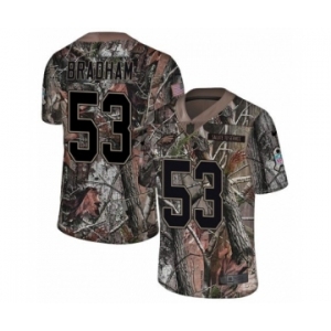 Youth Nike Philadelphia Eagles #53 Nigel Bradham Camo Rush Realtree Limited NFL Jersey