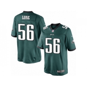 Youth Nike Philadelphia Eagles #56 Chris Long Limited Midnight Green Team Color NFL Jersey