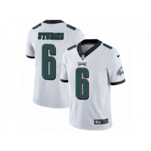 Youth Nike Philadelphia Eagles #6 Caleb Sturgis Vapor Untouchable Limited White NFL Jersey