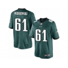 Youth Nike Philadelphia Eagles #61 Stefen Wisniewski Limited Midnight Green Team Color NFL Jersey