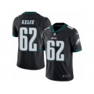 Youth Nike Philadelphia Eagles #62 Jason Kelce Limited Black Rush NFL Jersey
