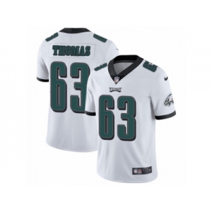 Youth Nike Philadelphia Eagles #63 Dallas Thomas White Vapor Untouchable Limited Player NFL Jersey