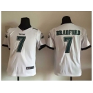 Youth Nike Philadelphia Eagles #7 Sam Bradford white Jerseys
