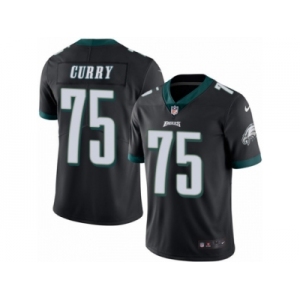 Youth Nike Philadelphia Eagles #75 Vinny Curry Limited Black Rush NFL Jersey