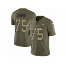 Youth Nike Philadelphia Eagles #75 Vinny Curry Limited Olive Camo 2017 Salute to Service NFL Jersey