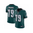 Youth Nike Philadelphia Eagles #79 Brandon Brooks Vapor Untouchable Limited Midnight Green Team Color NFL Jersey