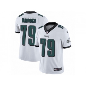 Youth Nike Philadelphia Eagles #79 Brandon Brooks Vapor Untouchable Limited White NFL Jersey