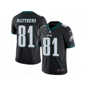 Youth Nike Philadelphia Eagles #81 Jordan Matthews Limited Black Rush NFL Jersey
