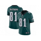 Youth Nike Philadelphia Eagles #81 Jordan Matthews Vapor Untouchable Limited Midnight Green Team Color NFL Jersey