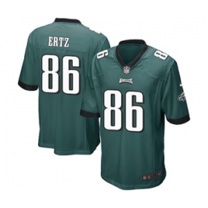 Youth Nike Philadelphia Eagles #86 Zach Ertz Game Midnight Green Team Color NFL Jersey
