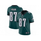 Youth Nike Philadelphia Eagles #87 Brent Celek Vapor Untouchable Limited Midnight Green Team Color NFL Jersey