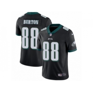 Youth Nike Philadelphia Eagles #88 Trey Burton Vapor Untouchable Limited Black Alternate NFL Jersey
