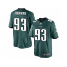 Youth Nike Philadelphia Eagles #93 Timmy Jernigan Limited Midnight Green Team Color NFL Jersey