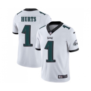 Youth Philadelphia Eagles #1 Jalen Hurts White Vapor Untouchable Limited Stitched Jersey