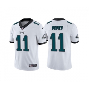 Youth Philadelphia Eagles #11 A. J. Brown White Vapor Untouchable Limited Stitched Football Jersey