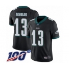 Youth Philadelphia Eagles #13 Nelson Agholor Black Alternate Vapor Untouchable Limited Player 100th Season Football Jersey