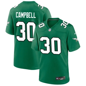 Youth Philadelphia Eagles #30 Jihaad Campbell Nike Kelly Green Retro Limited Jersey.webp
