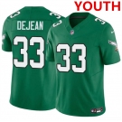 Youth Philadelphia Eagles #33 Cooper DeJean Green 2024 Draft F.U.S.E. Vapor Untouchable Throwback Limited Football Stitched Jersey