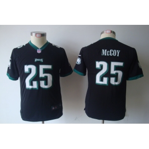 nike youth nfl jerseys philadelphia eagles #25 mccoy black[nike]