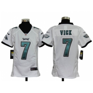 nike youth nfl jerseys philadelphia eagles #7 vick white[nike]