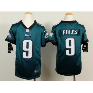 nike youth nfl jerseys philadelphia eagles #9 foles green[nike]