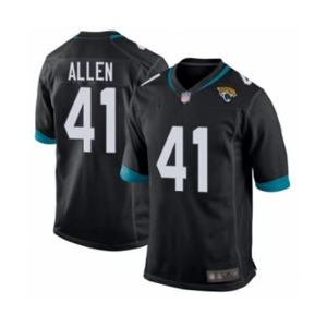 Jacksonville Jaguars #41 Josh Allen Game Black Team Color Football Jersey