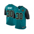 Men Nike Jacksonville Jaguars #30 Corey Grant Game Teal Green Team Color NFL Jersey