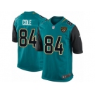 Men Nike Jacksonville Jaguars #84 Keelan Cole Game Teal Green Team Color NFL Jersey