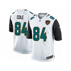 Men Nike Jacksonville Jaguars #84 Keelan Cole Game White NFL Jersey