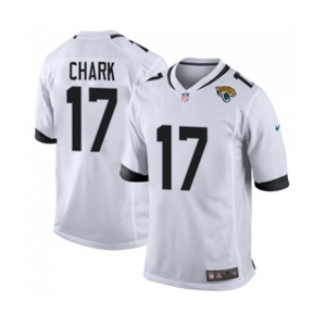 Men's Jacksonville Jaguars #17 DJ Chark Game White Football Jersey