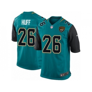 Men's Nike Jacksonville Jaguars #26 Marqueston Huff Game Teal Green Team Color NFL Jersey